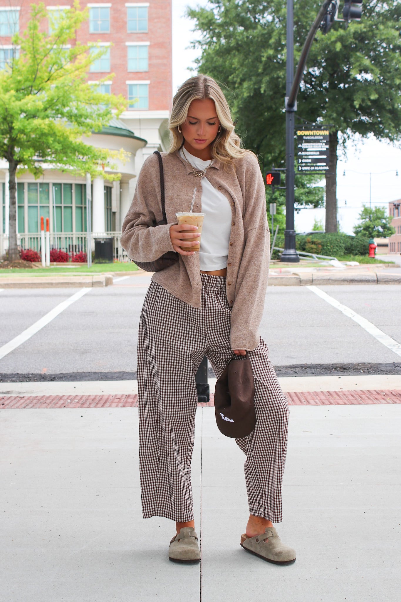 Checkered Charm Gingham Pants