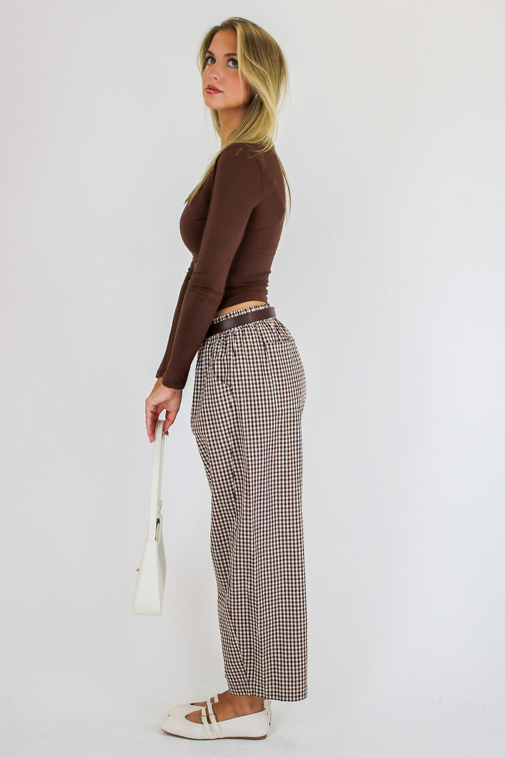 Checkered Charm Gingham Pants