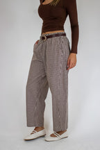 Checkered Charm Gingham Pants - Madison and Mallory
