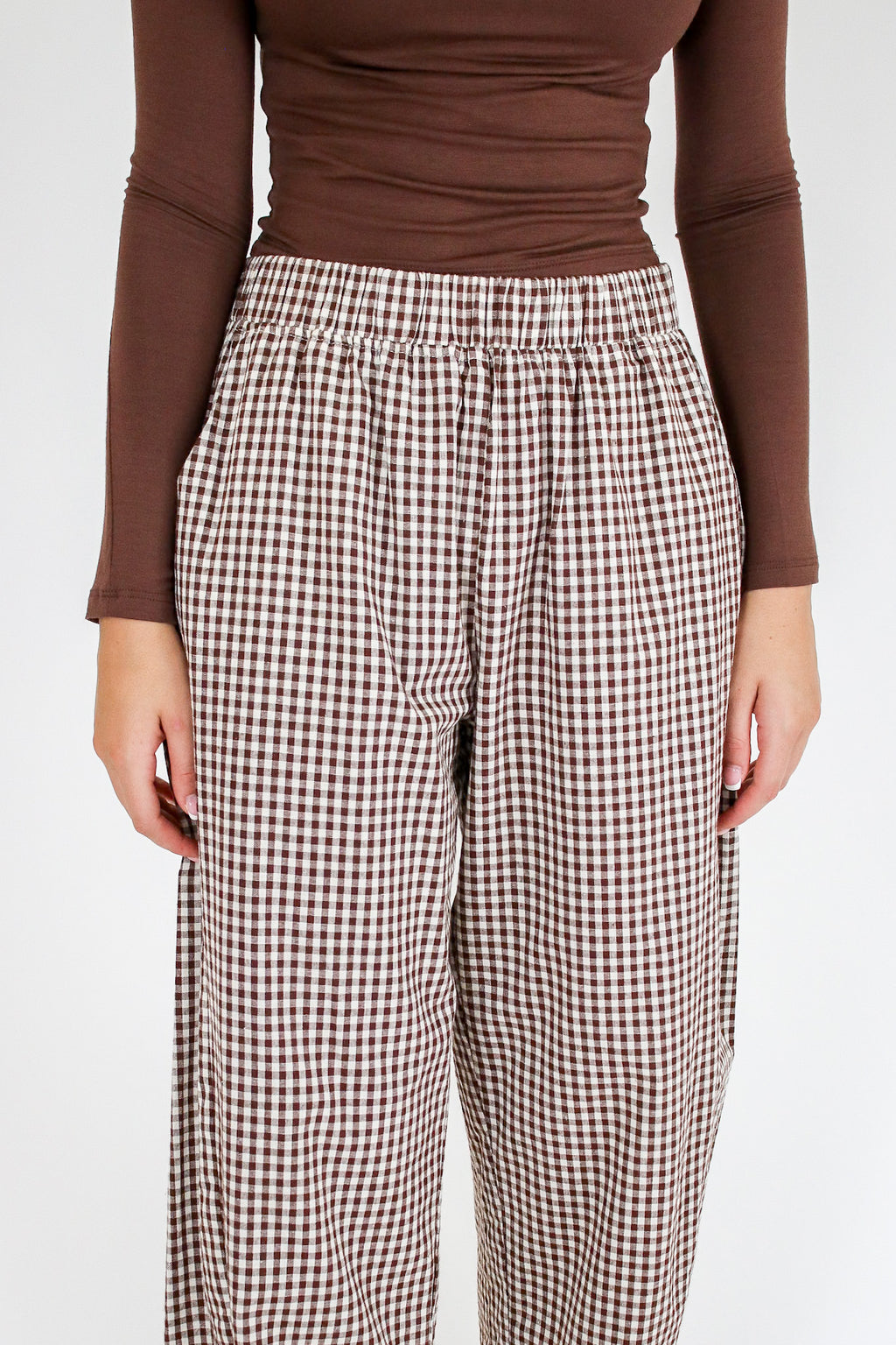Checkered Charm Gingham Pants
