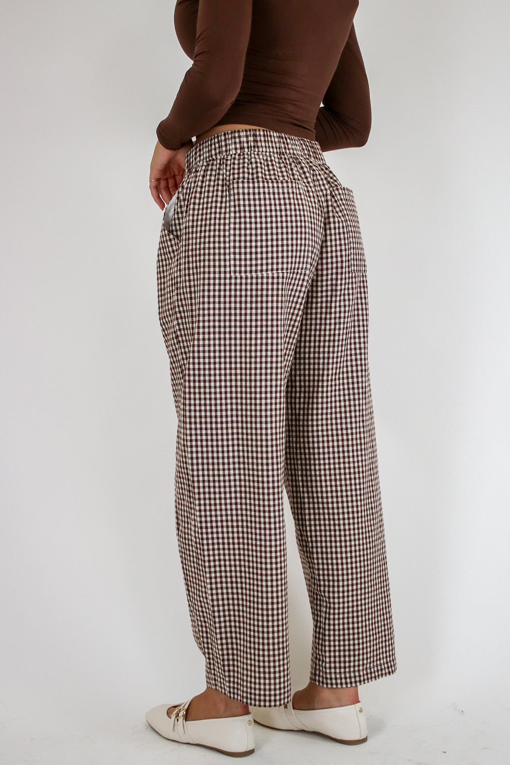 Checkered Charm Gingham Pants
