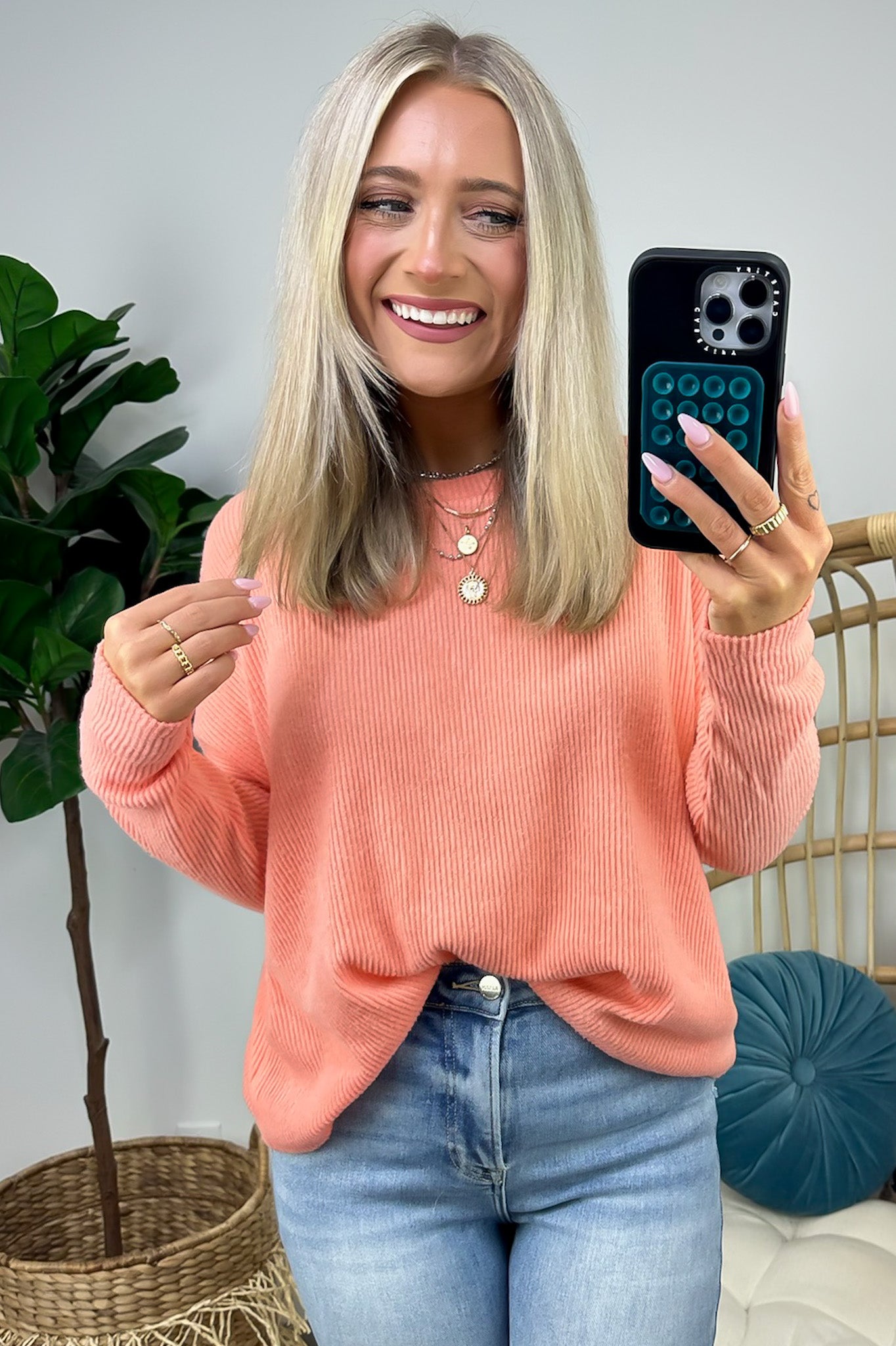  Cherilyn Ribbed Dolman Sleeve Top - BACK IN STOCK - Madison and Mallory