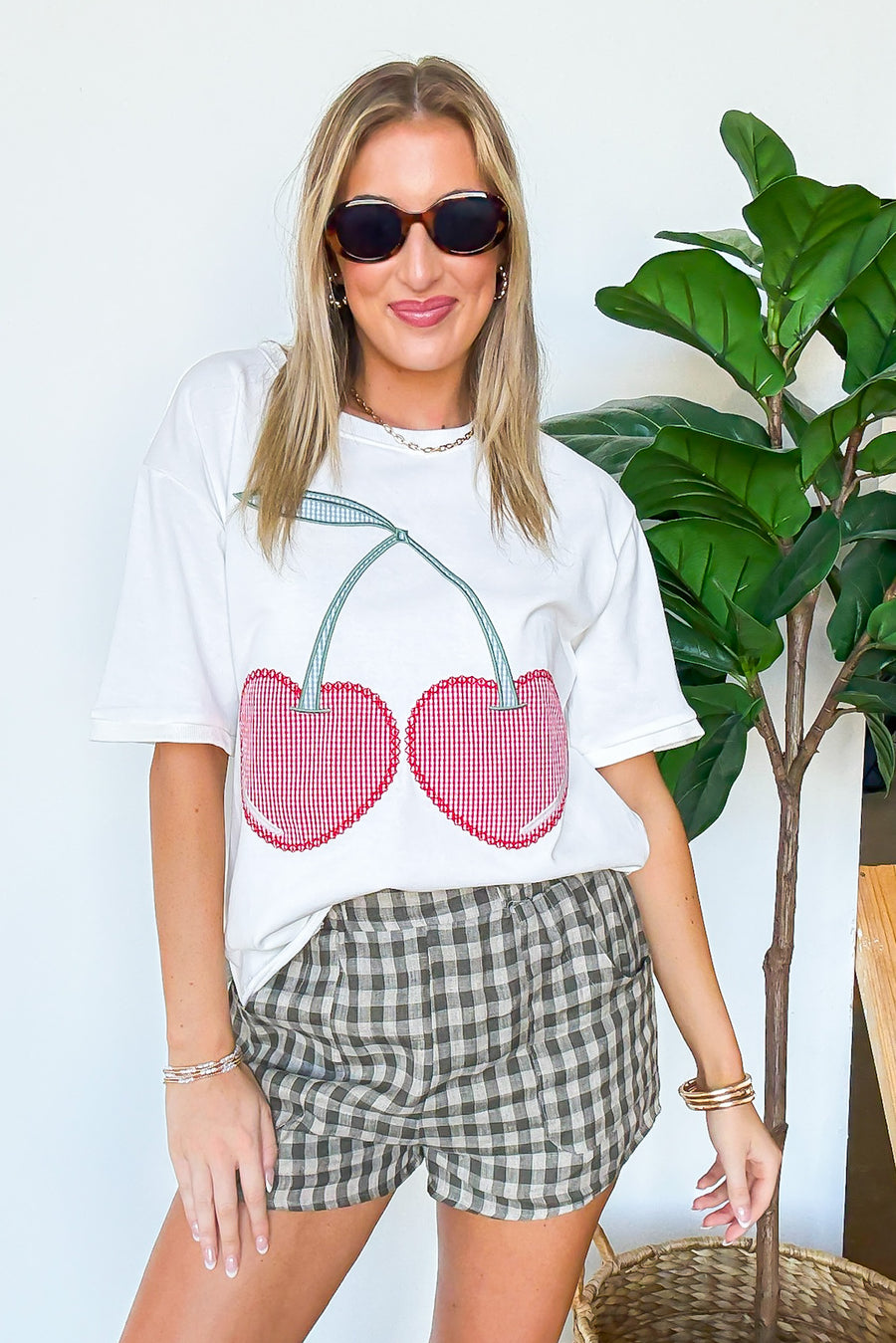 Cherry Picked Patchwork Cherry Top