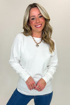 Chevron Charm Knit Dolman Sweater - FINAL SALE - Madison and Mallory