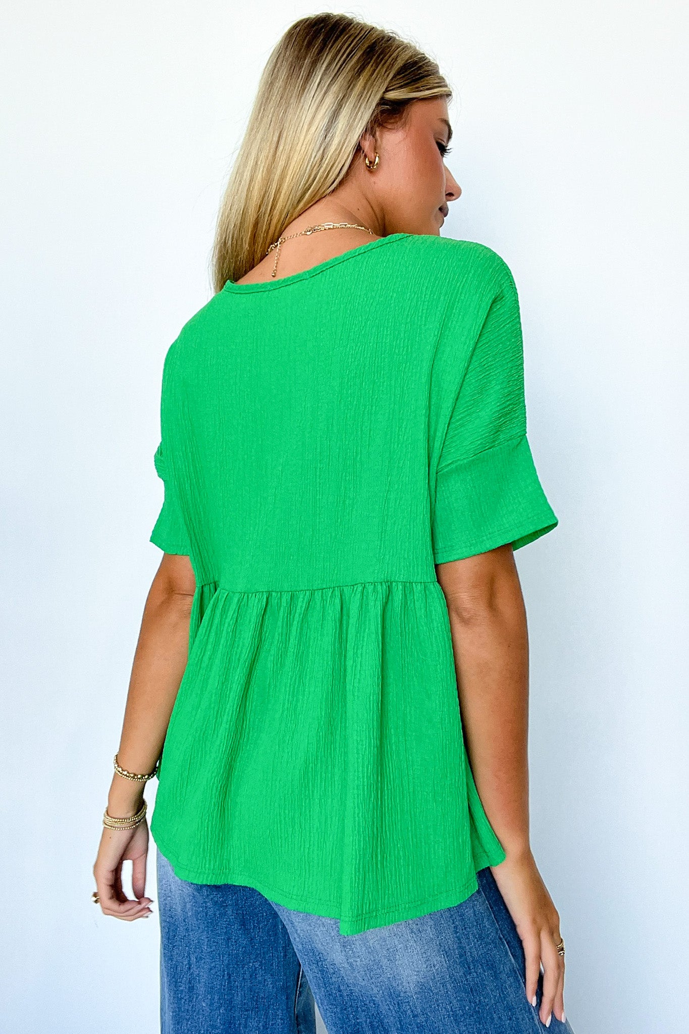 babydoll peplum top