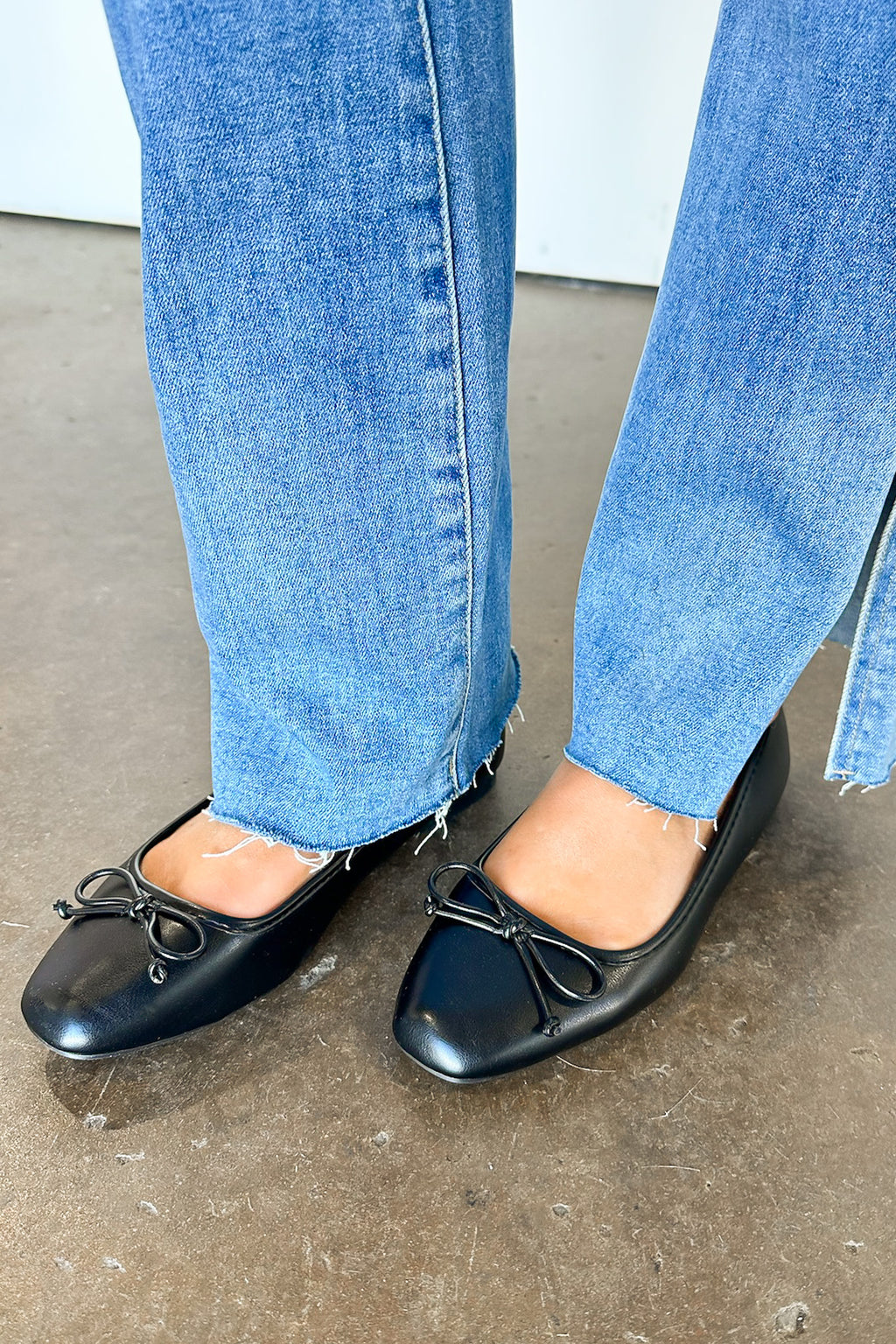 Chic Mindset Bow Accent Ballet Flats - Madison and Mallory