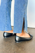 Chic Mindset Bow Accent Ballet Flats - Madison and Mallory