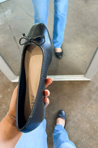 Chic Mindset Bow Accent Ballet Flats - Madison and Mallory