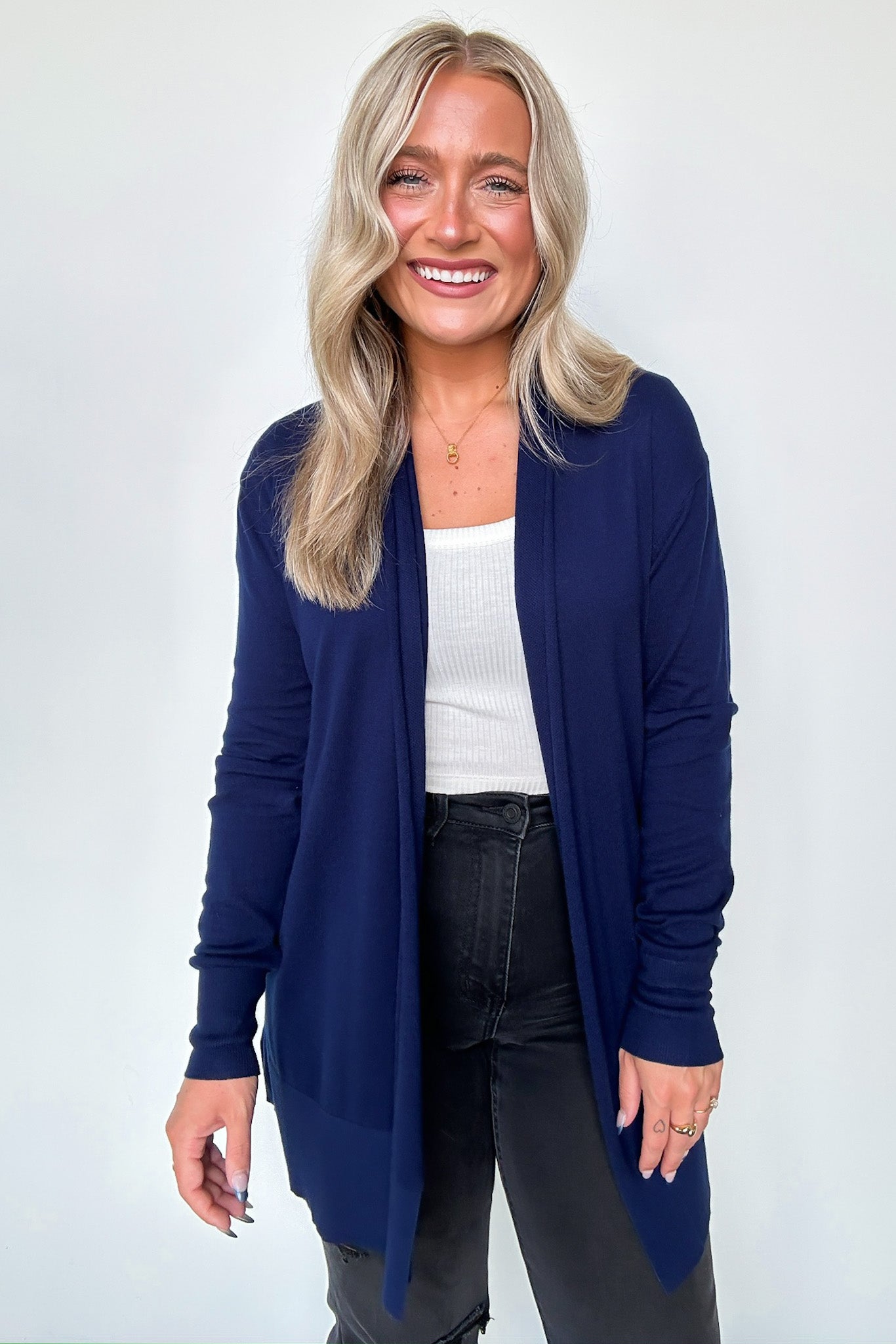  Chicest State Open Front Cardigan - Madison and Mallory