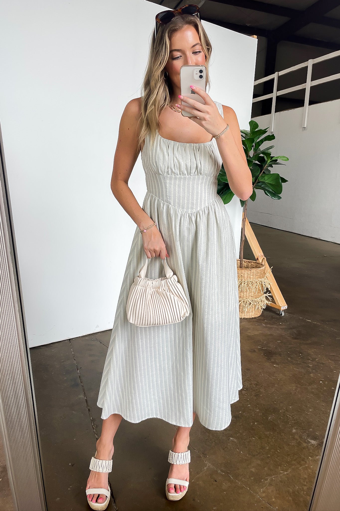 Chicline Stripe Midi Dress · Madison + Mallory