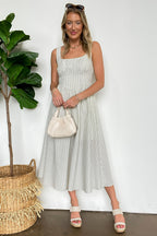 Chicline Stripe Midi Dress - FINAL SALE - Madison and Mallory