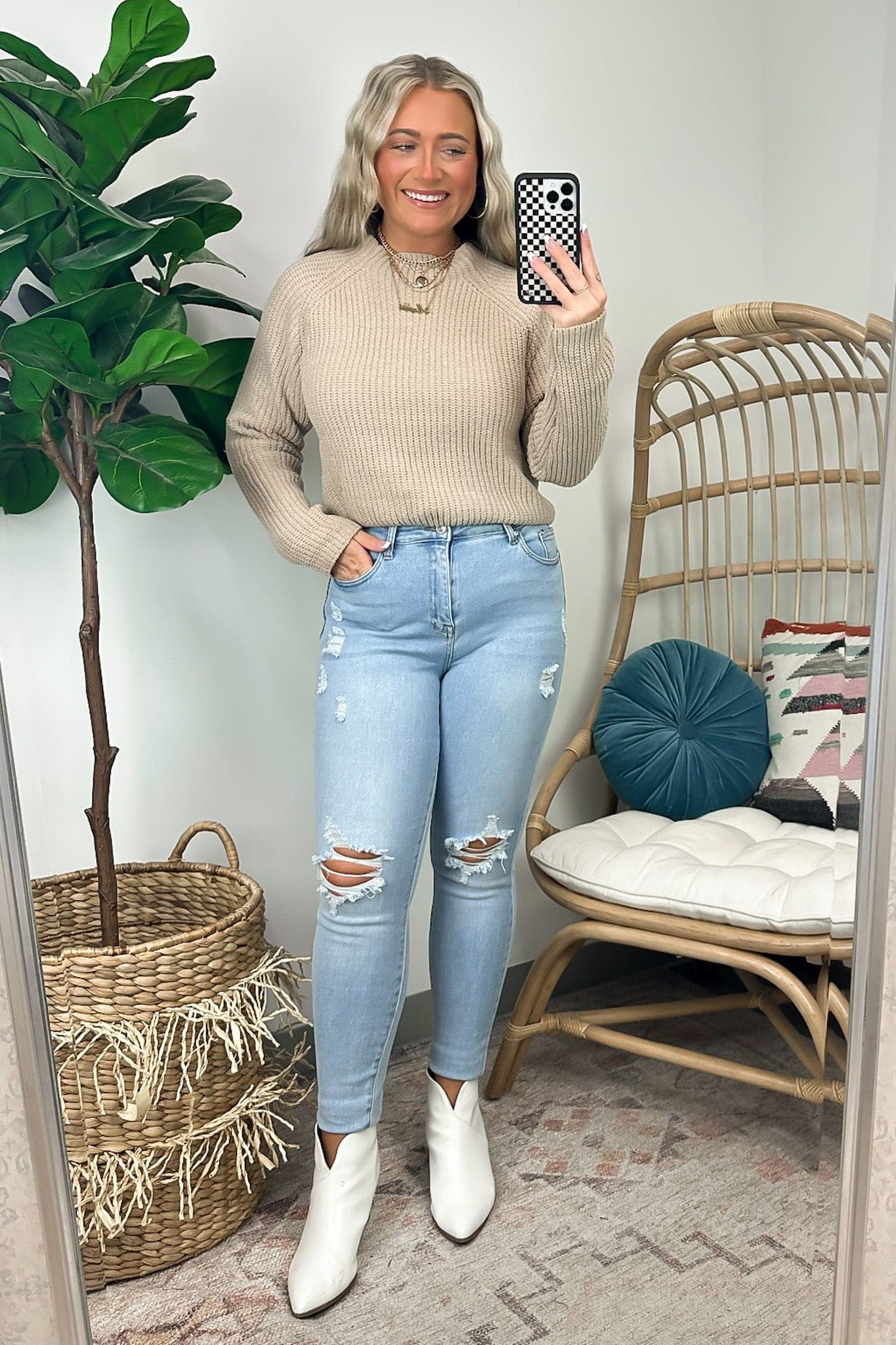  Clarasie Knit Pullover Sweater - FINAL SALE - Madison and Mallory