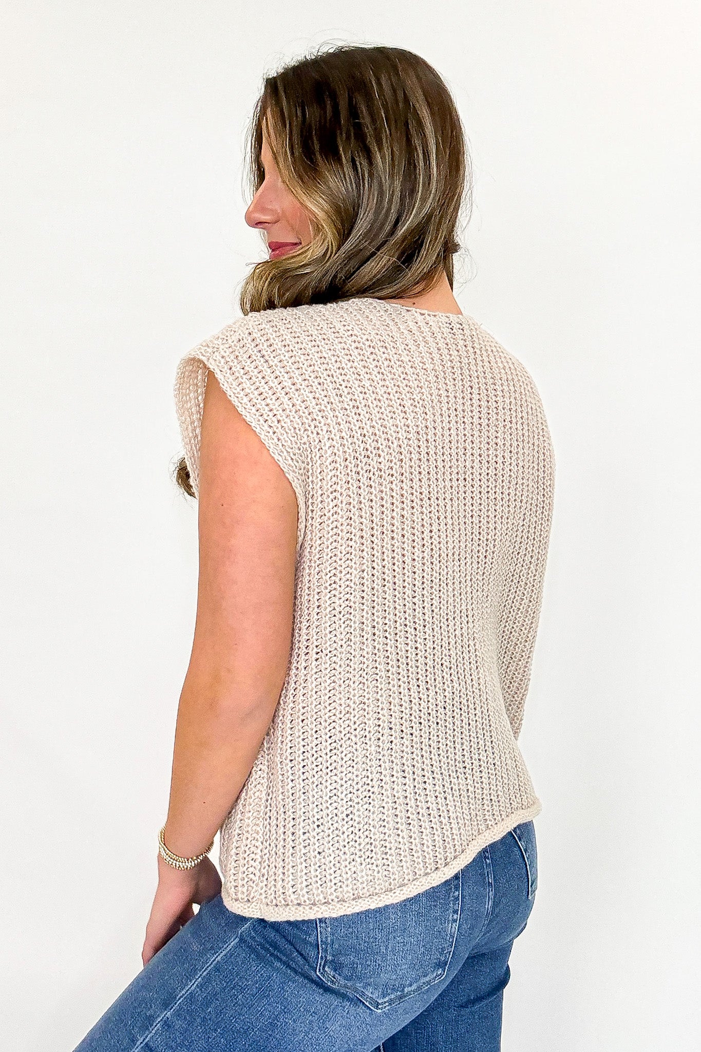 Classic Charm Button Down Sweater Vest - Madison and Mallory