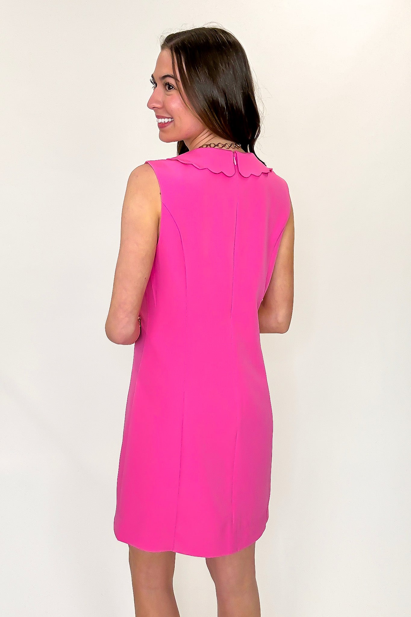 Classic Coquette Scalloped Peter Pan Collar Dress - Madison and Mallory