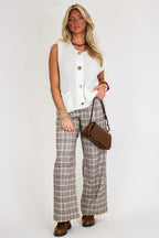 Classic Charm Button-Front Sweater Vest