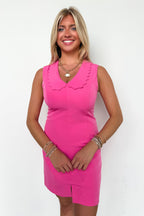 Classic Coquette Scalloped Peter Pan Collar Dress - Madison and Mallory