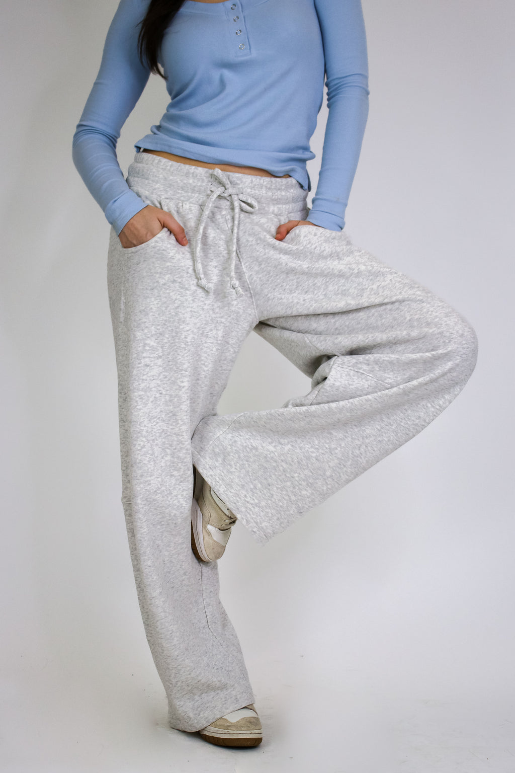 Cloud Fleece Barrel Pants - Madison and Mallory
