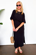 Cloud Drift Side Tie Maxi Dress - Madison and Mallory