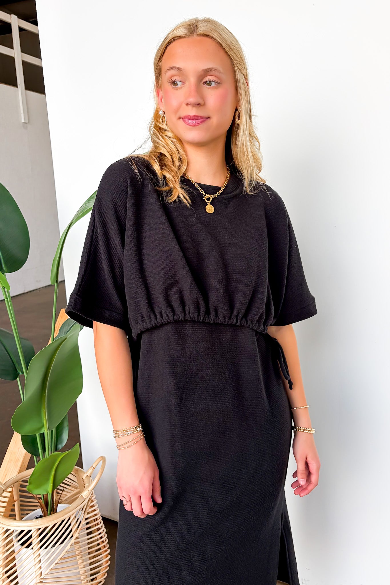 Cloud Drift Side Tie Maxi Dress - Madison and Mallory