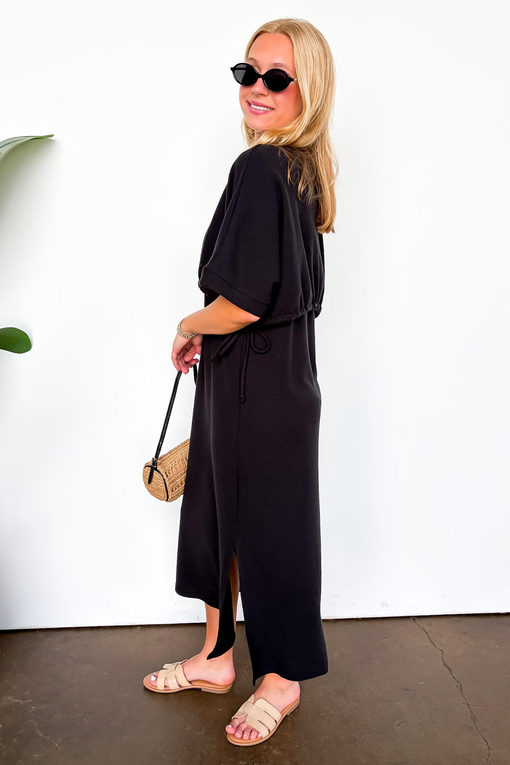 Cloud Drift Side Tie Maxi Dress - Madison and Mallory