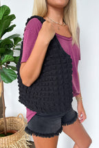 Cloud Puffy Quilted Tote Bag - FINAL SALE - Madison and Mallory