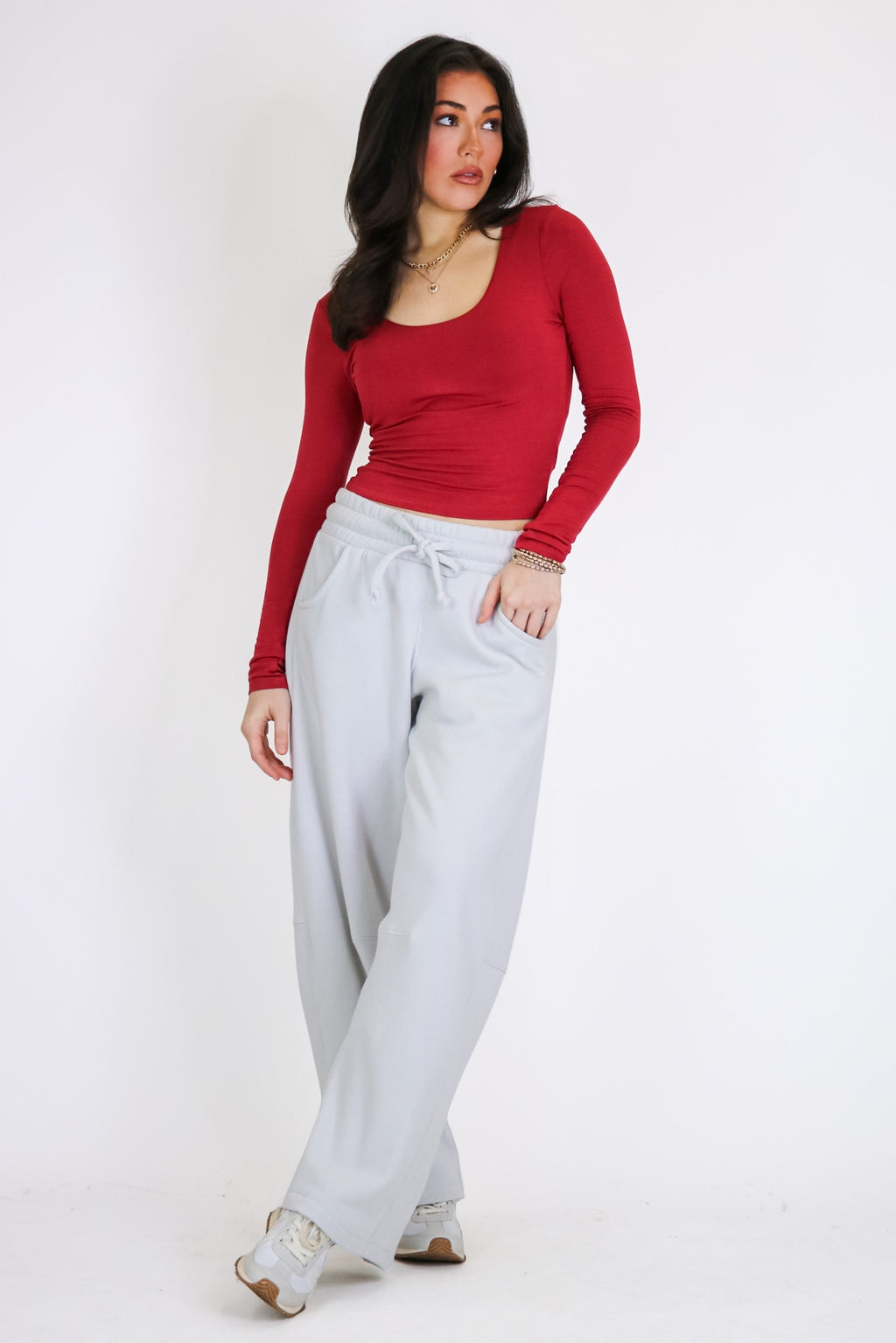 Cloud Fleece Barrel Pants