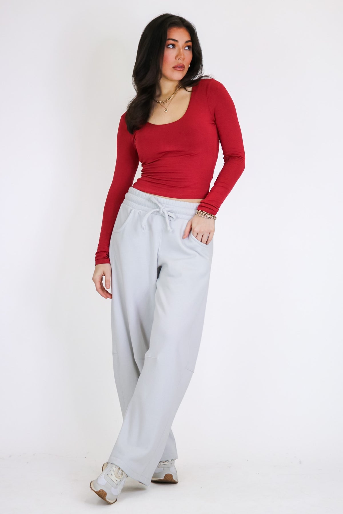 Cloud Fleece Barrel Pants