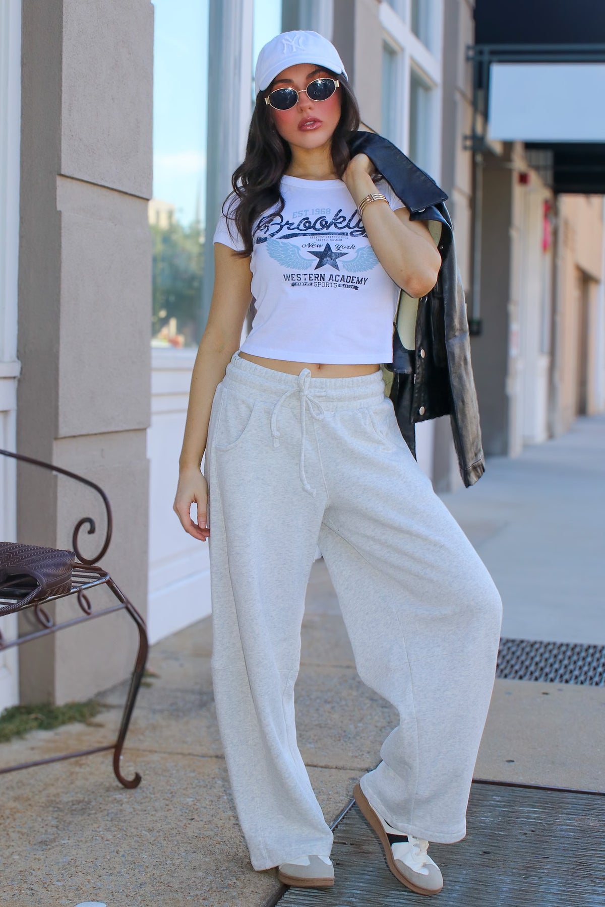 Cloud Fleece Barrel Pants - Madison and Mallory