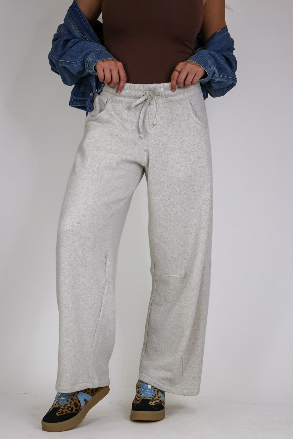 Cloud Fleece Barrel Pants