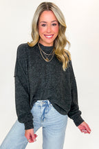 Cloud Haven Brushed Melange Hacci Sweater - FINAL SALE - Madison and Mallory