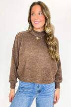 Cloud Haven Brushed Melange Hacci Sweater - FINAL SALE - Madison and Mallory