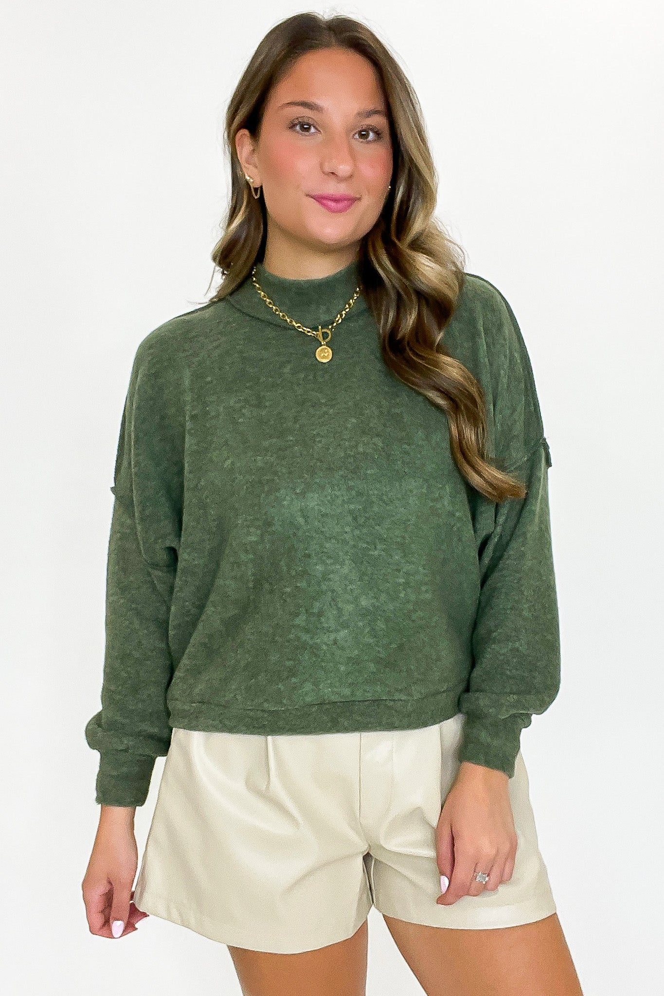Cloud Haven Brushed Melange Hacci Sweater - Madison and Mallory
