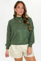 Cloud Haven Brushed Melange Hacci Sweater - FINAL SALE - Madison and Mallory