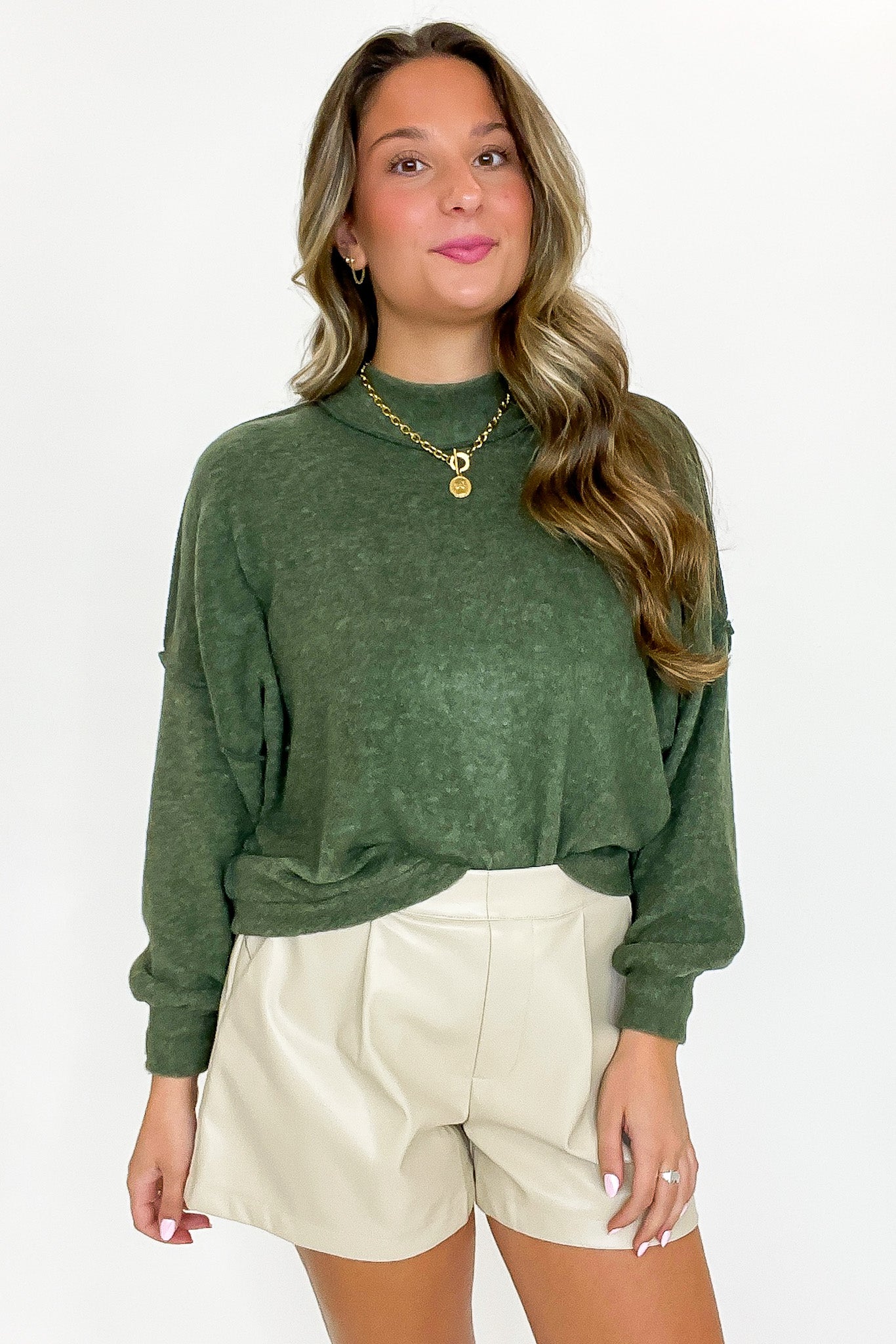 Cloud Haven Brushed Melange Hacci Sweater - Madison and Mallory