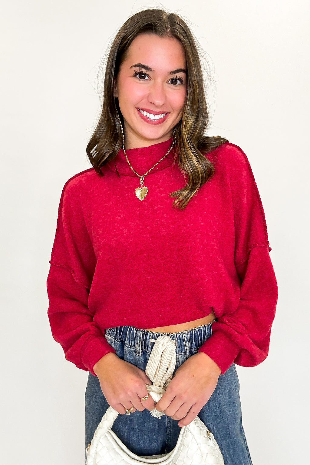 Cloud Haven Brushed Melange Hacci Sweater - FINAL SALE - Madison and Mallory