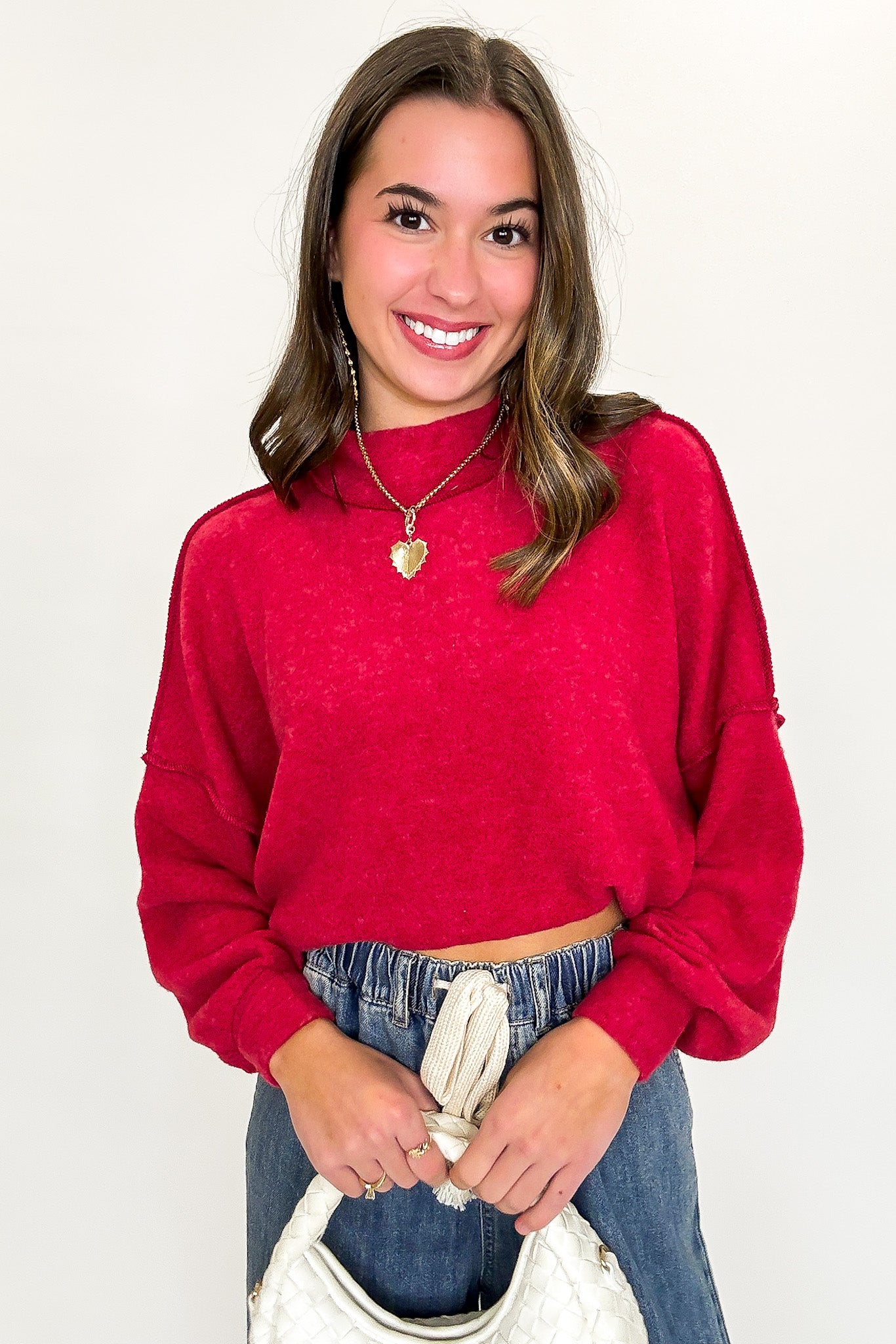 Cloud Haven Brushed Melange Hacci Sweater - Madison and Mallory