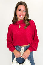 Cloud Haven Brushed Melange Hacci Sweater - FINAL SALE - Madison and Mallory