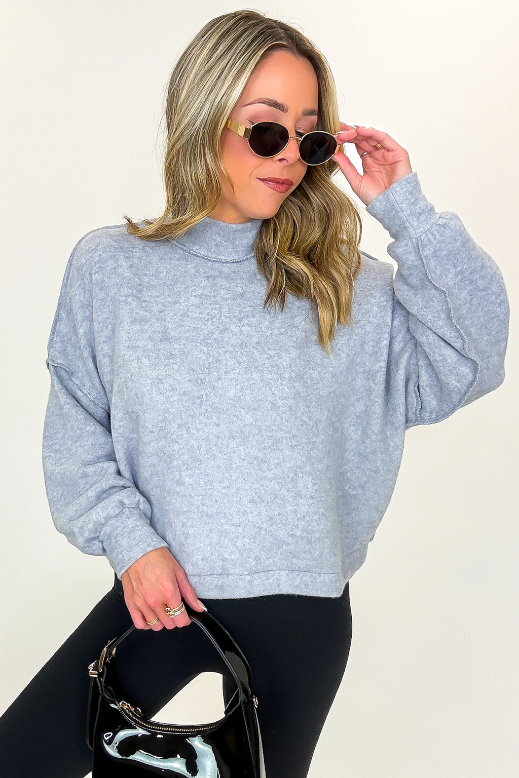 Cloud Haven Brushed Melange Hacci Sweater - FINAL SALE - Madison and Mallory