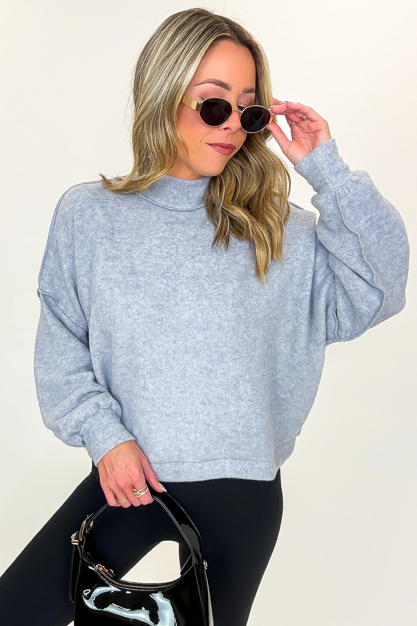 Cloud Haven Brushed Melange Hacci Sweater - FINAL SALE - Madison and Mallory
