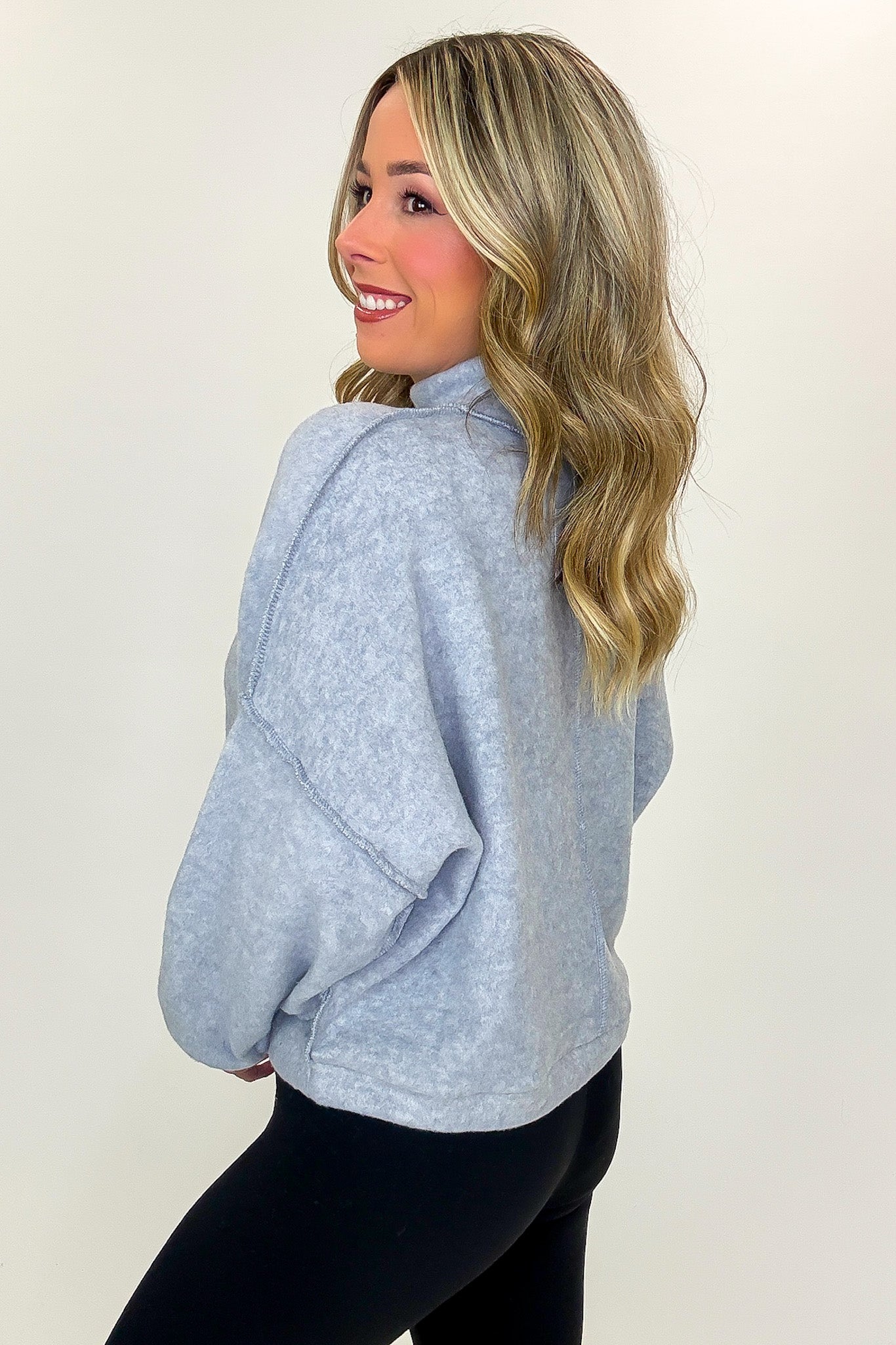 Cloud Haven Brushed Melange Hacci Sweater - Madison and Mallory