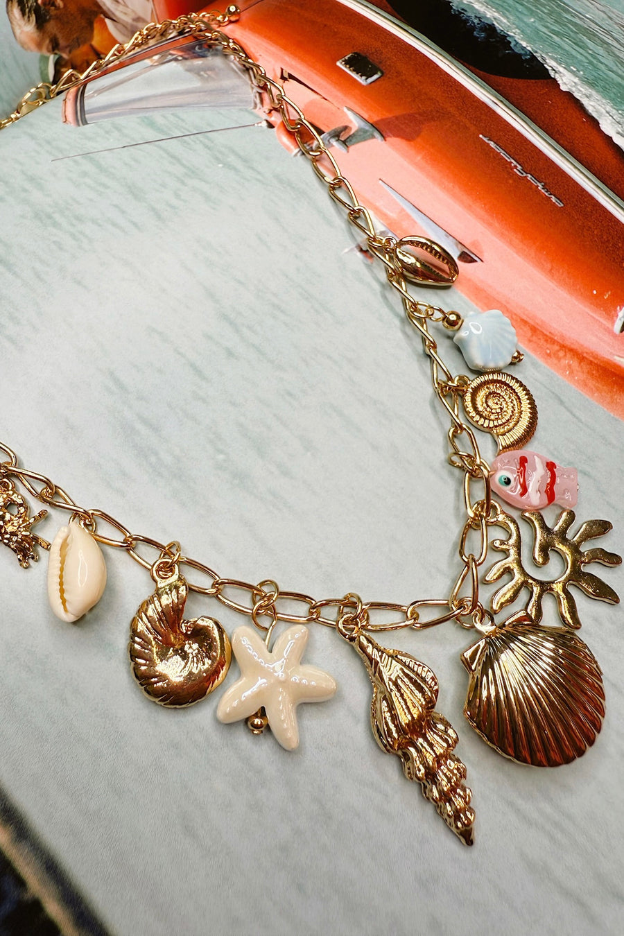 Coastal Charm Shell Necklace - Madison and Mallory
