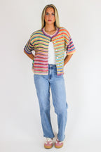 Color Pop Knit Cardigan Sweater - Madison and Mallory