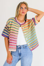 Color Pop Knit Cardigan Sweater - Madison and Mallory