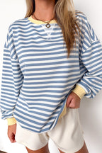Colorline Oversized Striped Top - Madison and Mallory