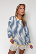 Colorline Oversized Striped Top - Madison and Mallory