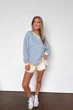 Colorline Oversized Striped Top - Madison and Mallory