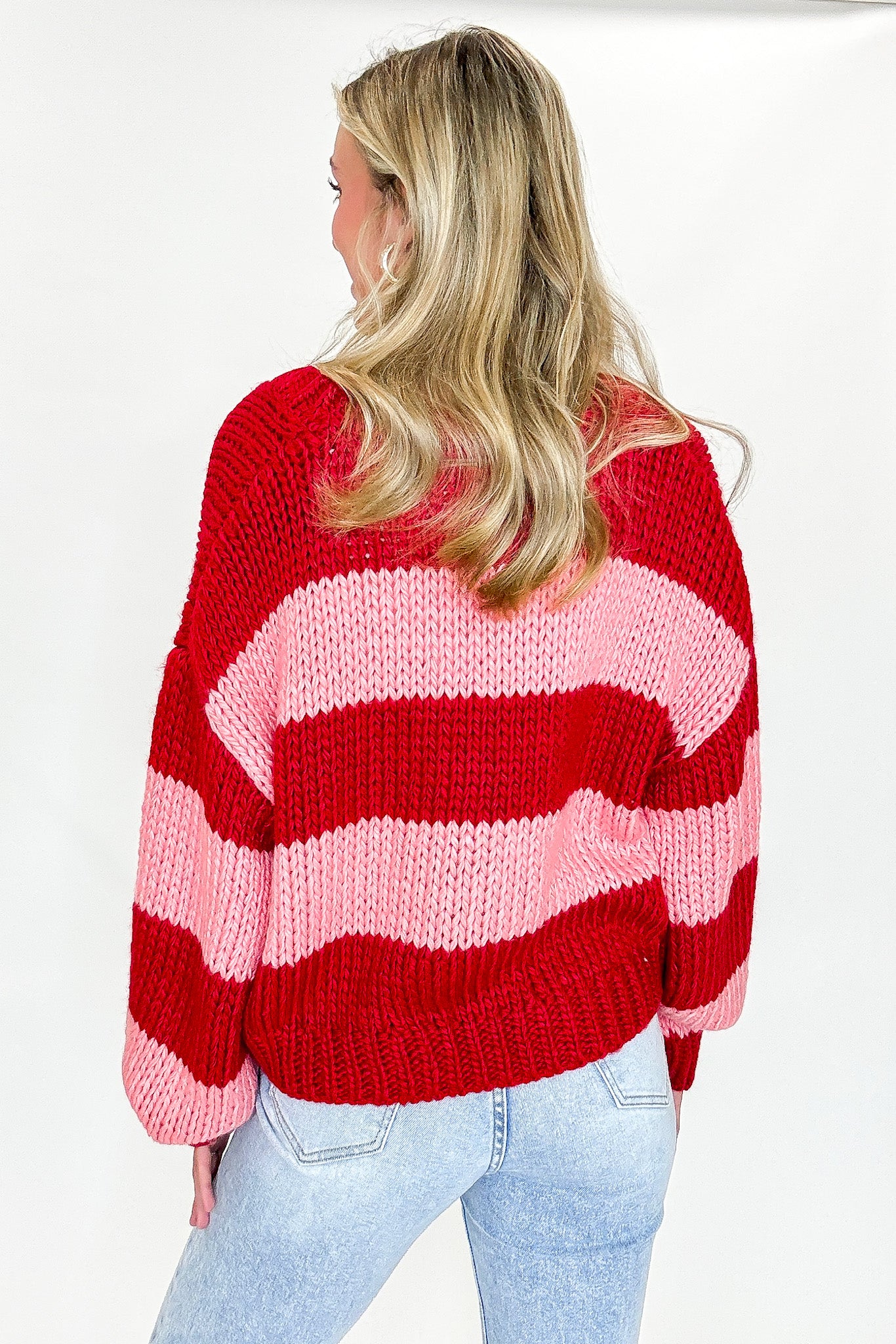 Comfort Crush Striped Knit Cardigan - Madison and Mallory