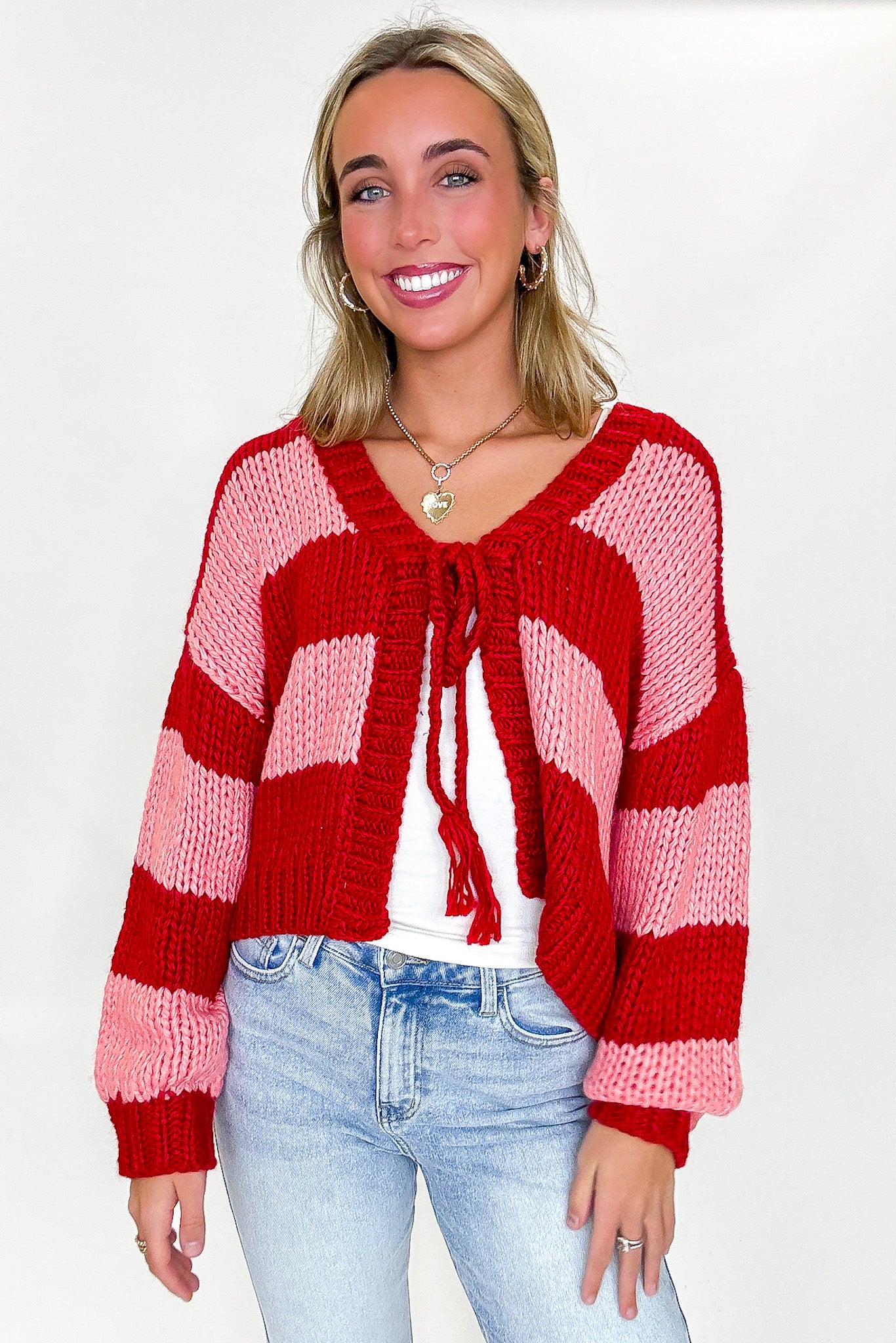 Comfort Crush Striped Knit Cardigan - Madison and Mallory