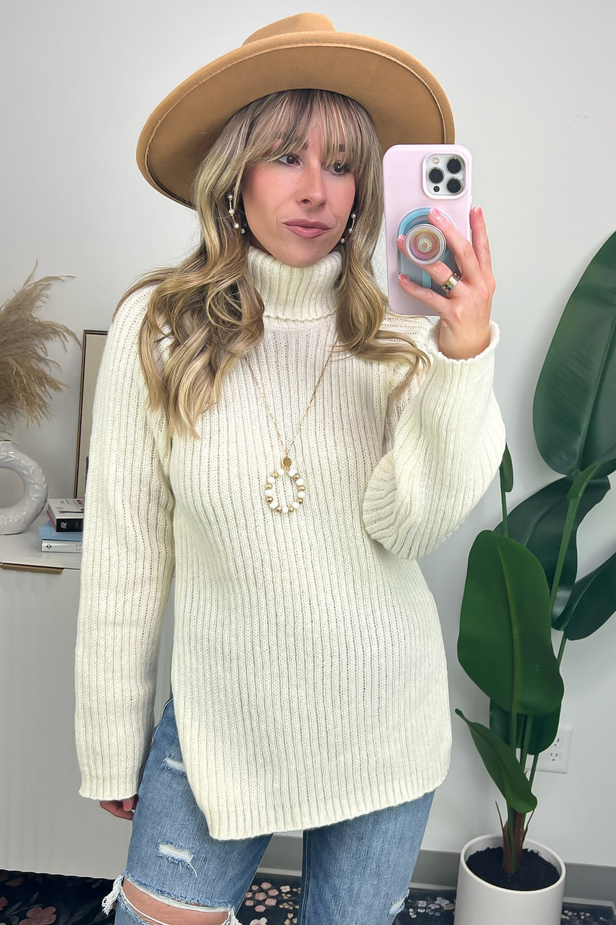  Completely Cozy Turtleneck Pullover Sweater - Madison and Mallory