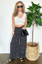 Confetti Flare High Waist Flowy Pants - FINAL SALE - Madison and Mallory